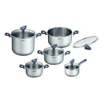 Tefal - 10-osainen ruoanlaittosarja DAILY COOK ruostumatonta terästä
