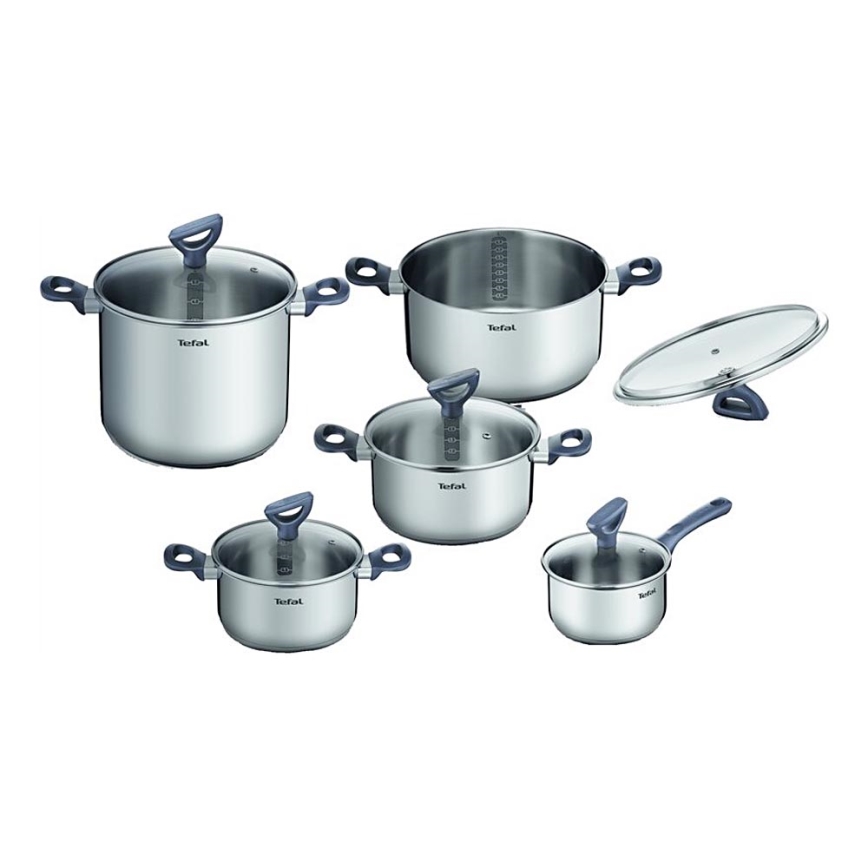 Tefal - 10-osainen ruoanlaittosarja DAILY COOK ruostumatonta terästä