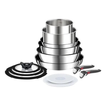 Tefal - 13-osainen INGENIO PREFERENCE ON -ruokasarja ruostumatonta terästä