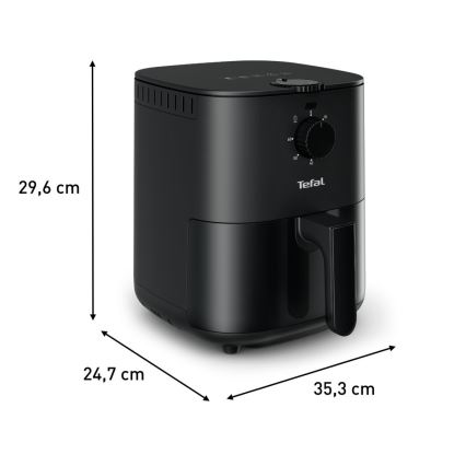 Tefal - Air Fryer 3,5 l EASY FRY&GRILL 1030W/230V musta