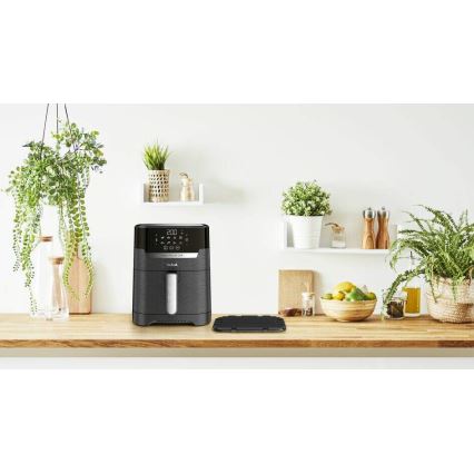 Tefal - Air Fryer 4,2 l EASY FRY&GRILL 2in1 1550W/230V musta