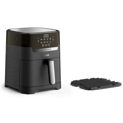 Tefal - Air Fryer 4,2 l EASY FRY&GRILL 2in1 1550W/230V musta