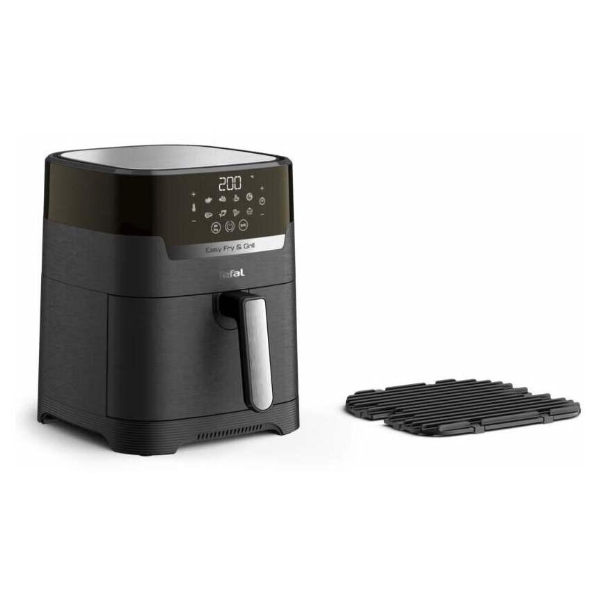 Tefal - Air Fryer 4,2 l EASY FRY&GRILL 2in1 1550W/230V musta