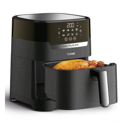 Tefal - Air Fryer 4,2 l EASY FRY&GRILL 2in1 1550W/230V musta