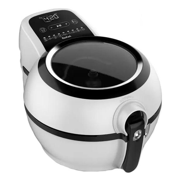 Tefal - Air Fryer ACTIFRY GENIUS DUAL MOTION 1,2l 1350W/230V valkoinen