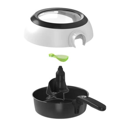 Tefal - Air Fryer ACTIFRY GENIUS DUAL MOTION 1,2l 1350W/230V valkoinen