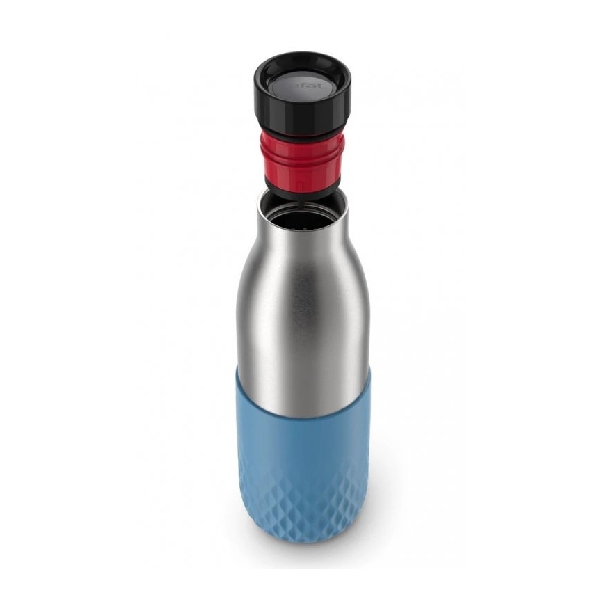 Tefal - Bottle 500 ml BLUDROP ruostumaton/sininen