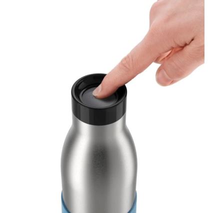 Tefal - Bottle 500 ml BLUDROP ruostumaton/sininen