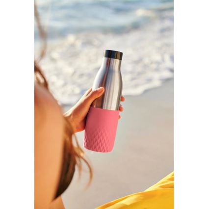 Tefal - Bottle 500 ml BLUDROP ruostumaton/vaaleanpunainen