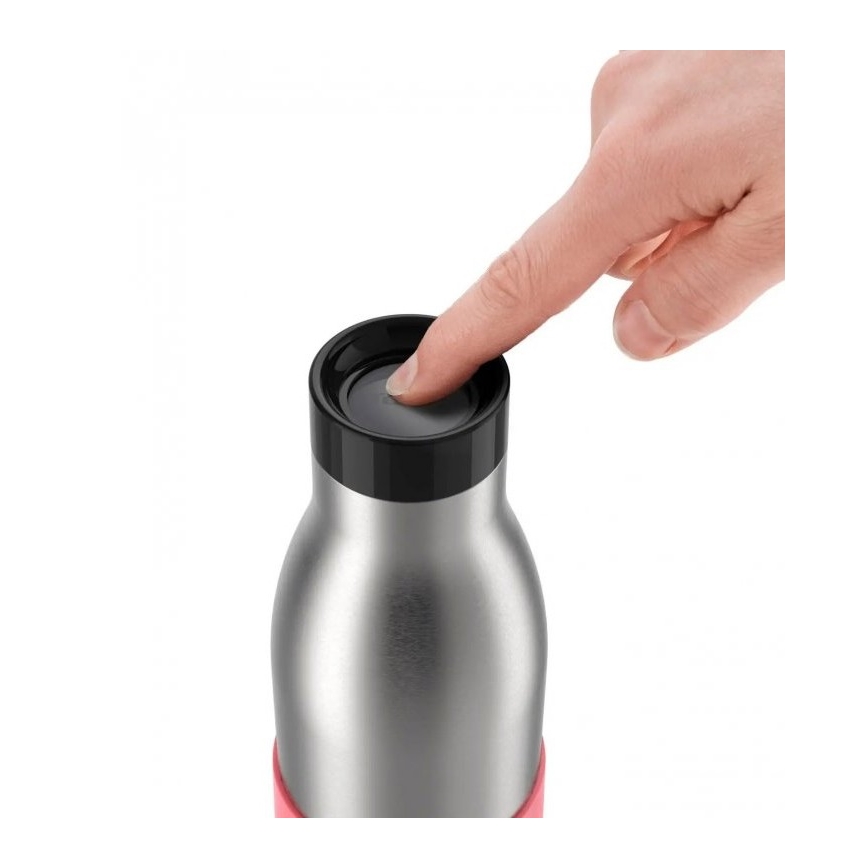 Tefal - Bottle 500 ml BLUDROP ruostumaton/vaaleanpunainen