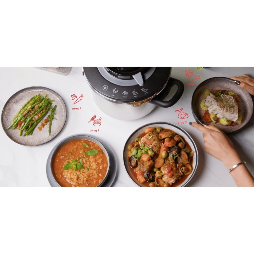 Tefal - Painekattila 8 l CLIPSO+ CHEF ruostumaton teräs