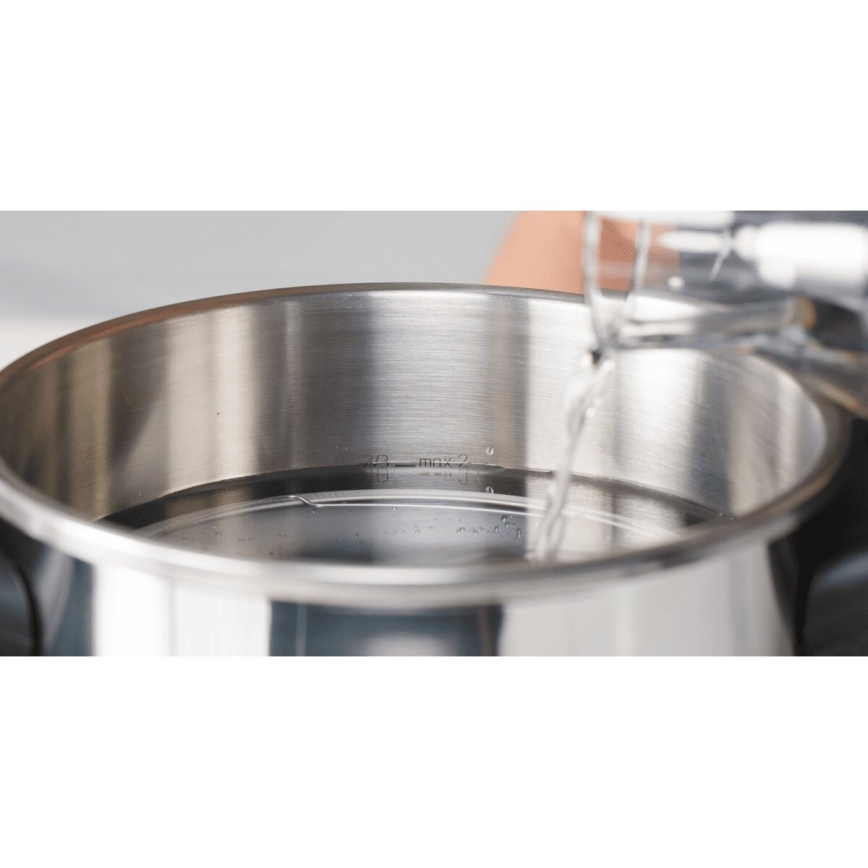 Tefal - Painekattila 8 l CLIPSO+ CHEF ruostumaton teräs