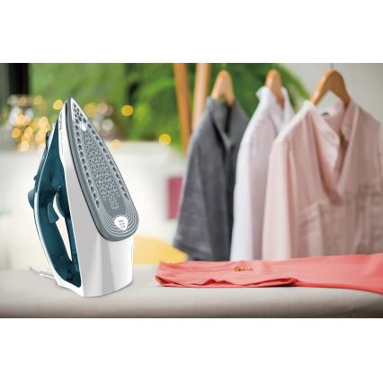 Tefal - Höyryrauta EXPRESS STEAM 2400W/230V turkoosi