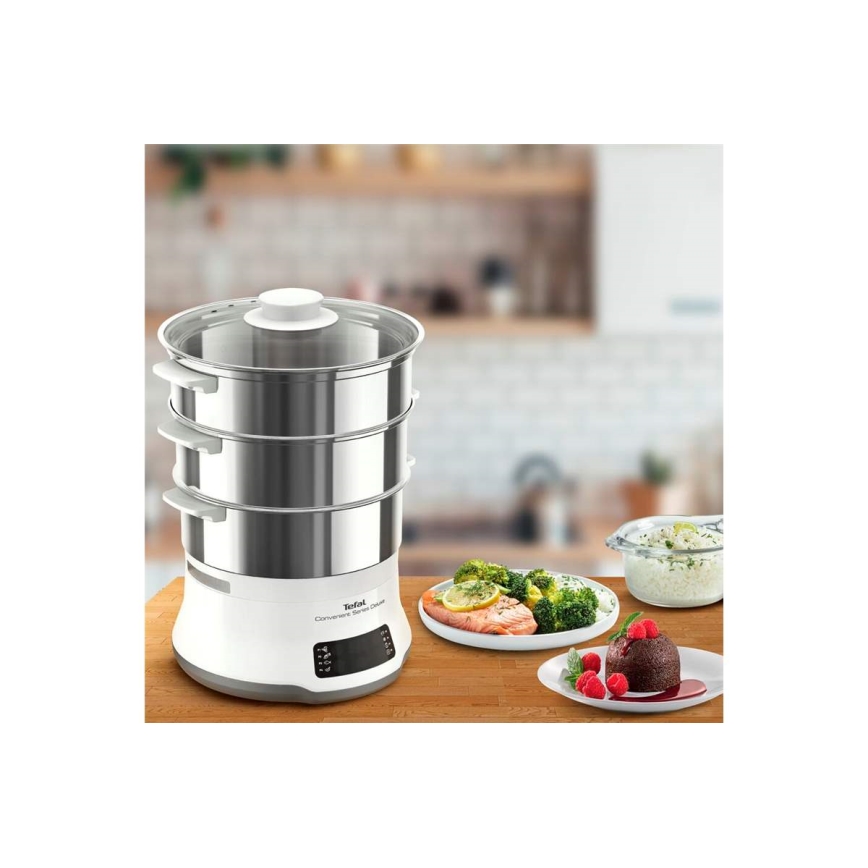 Tefal - Höyryastia CONVENIENT SERIES DELUXE 9l 900W/230V ruostumaton