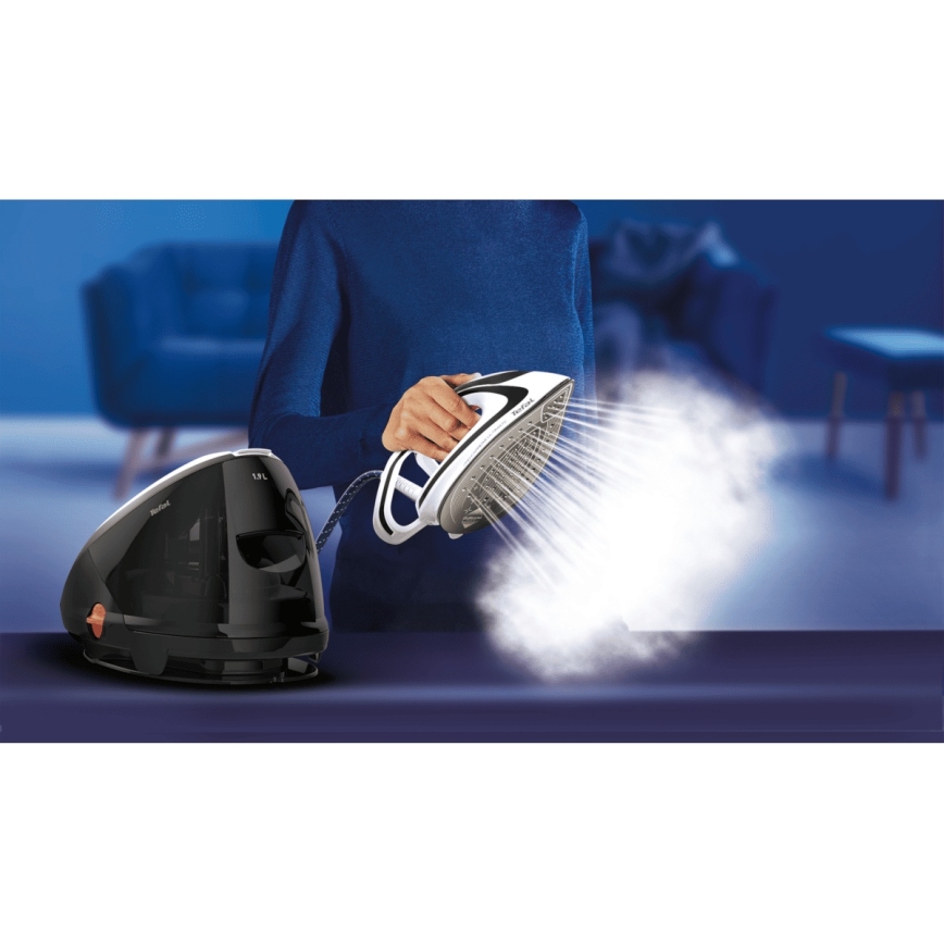 Tefal - Höyrykeitin EXPREEE ULTIMATE 2600W/230V musta/valkoinen