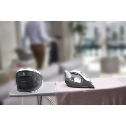 Tefal - Höyrykeitin EXPRESS AIRGLIDE 2600W/230V harmaa
