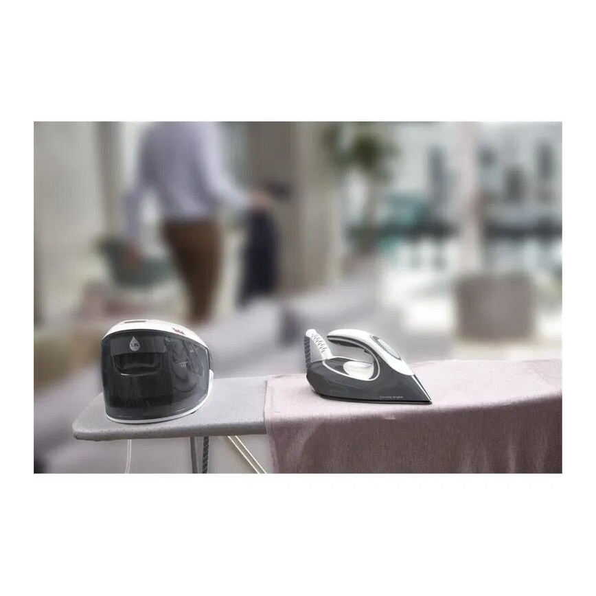 Tefal - Höyrykeitin EXPRESS AIRGLIDE 2600W/230V harmaa