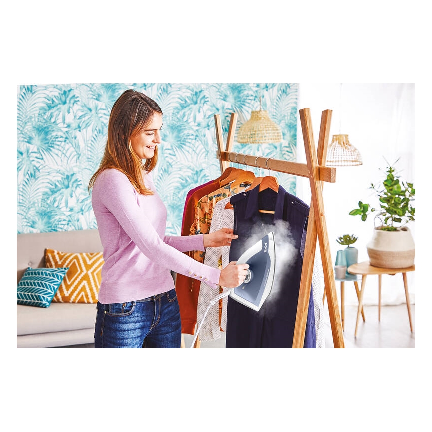 Tefal - Höyrykeitin EXPRESS OPTIMAL 2200W/230V sininen