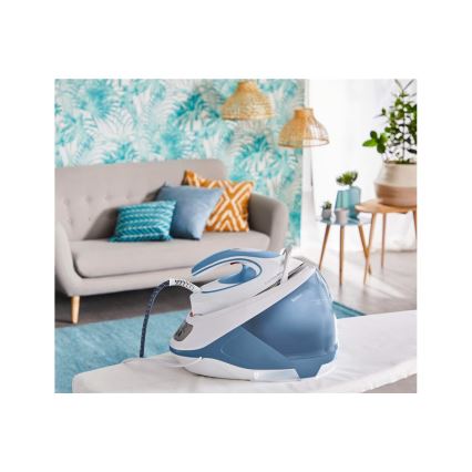 Tefal - Höyrykeitin EXPRESS PROTECT 2800W/230V sininen