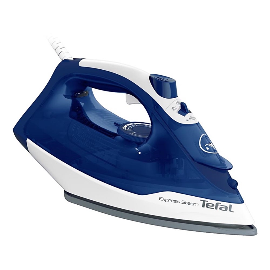 Tefal - Höyrysilitysrauta EXPRESS STEAM 2400W/230V sininen