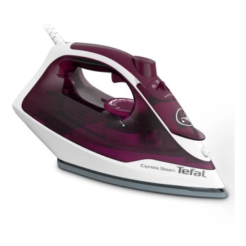 Tefal - Höyrysilitysrauta EXPRESS STEAM 2400W/230V viininpunainen