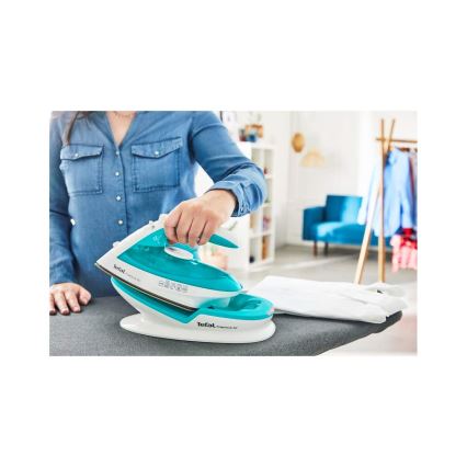Tefal - Höyrysilitysrauta FREEMOVE AIR 2400W/230V valkoinen/turkoosi