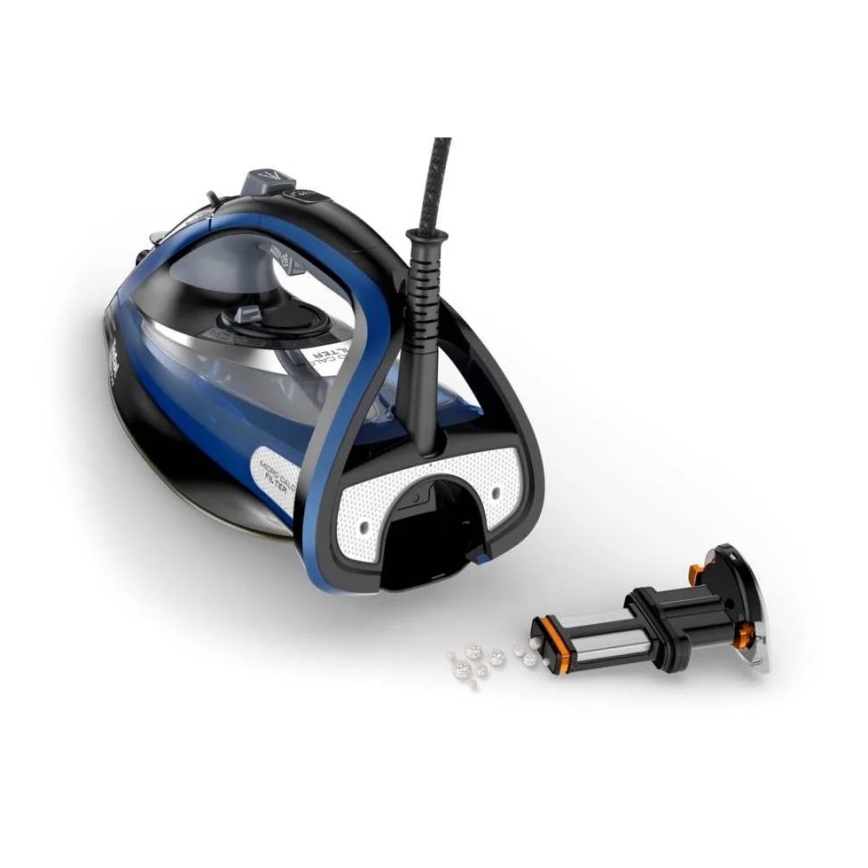 Tefal - Höyrysilitysrauta ULTIMATE PURE 3200W/230V sininen