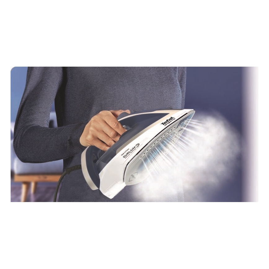 Tefal - Höyrysilitysrauta ULTRAGLISS PLUS 2800W/230V sininen