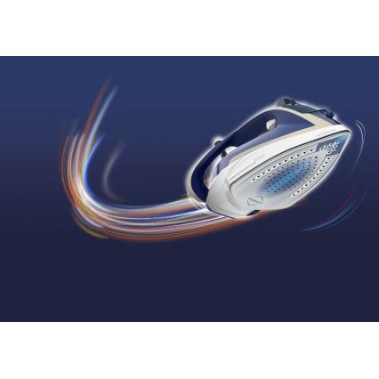 Tefal - Höyrysilitysrauta ULTRAGLISS PLUS 2800W/230V sininen
