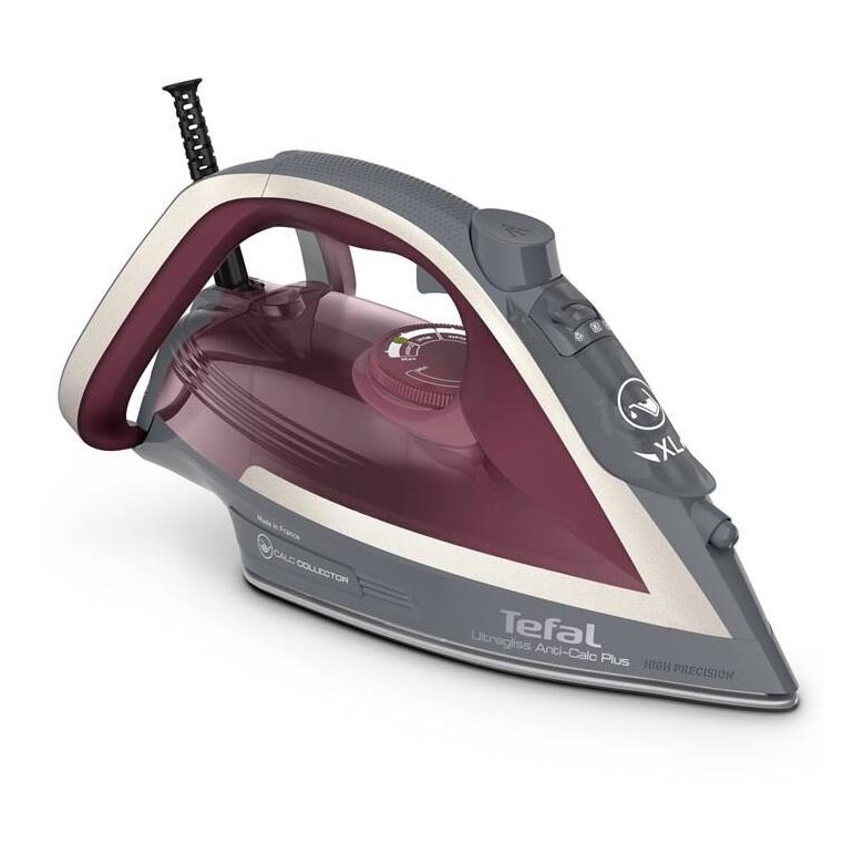 Tefal - Höyrysilitysrauta ULTRAGLISS PLUS 2800W/230V viininpunainen/harmaa