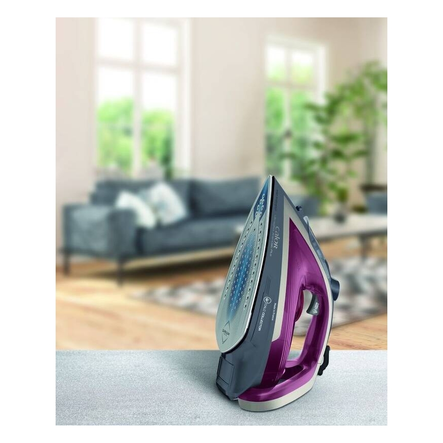 Tefal - Höyrysilitysrauta ULTRAGLISS PLUS 2800W/230V viininpunainen/harmaa