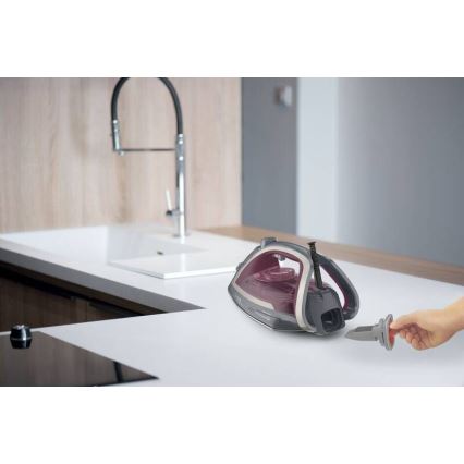 Tefal - Höyrysilitysrauta ULTRAGLISS PLUS 2800W/230V viininpunainen/harmaa