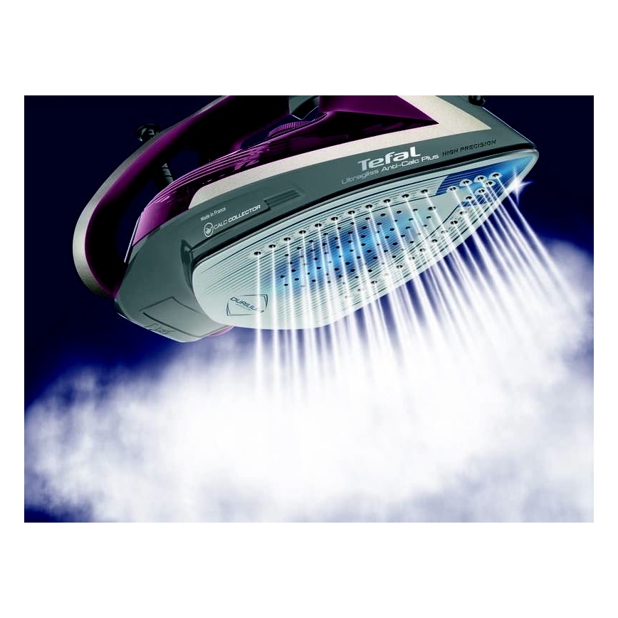 Tefal - Höyrysilitysrauta ULTRAGLISS PLUS 2800W/230V viininpunainen/harmaa