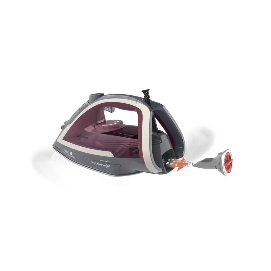 Tefal - Höyrysilitysrauta ULTRAGLISS PLUS 2800W/230V viininpunainen/harmaa