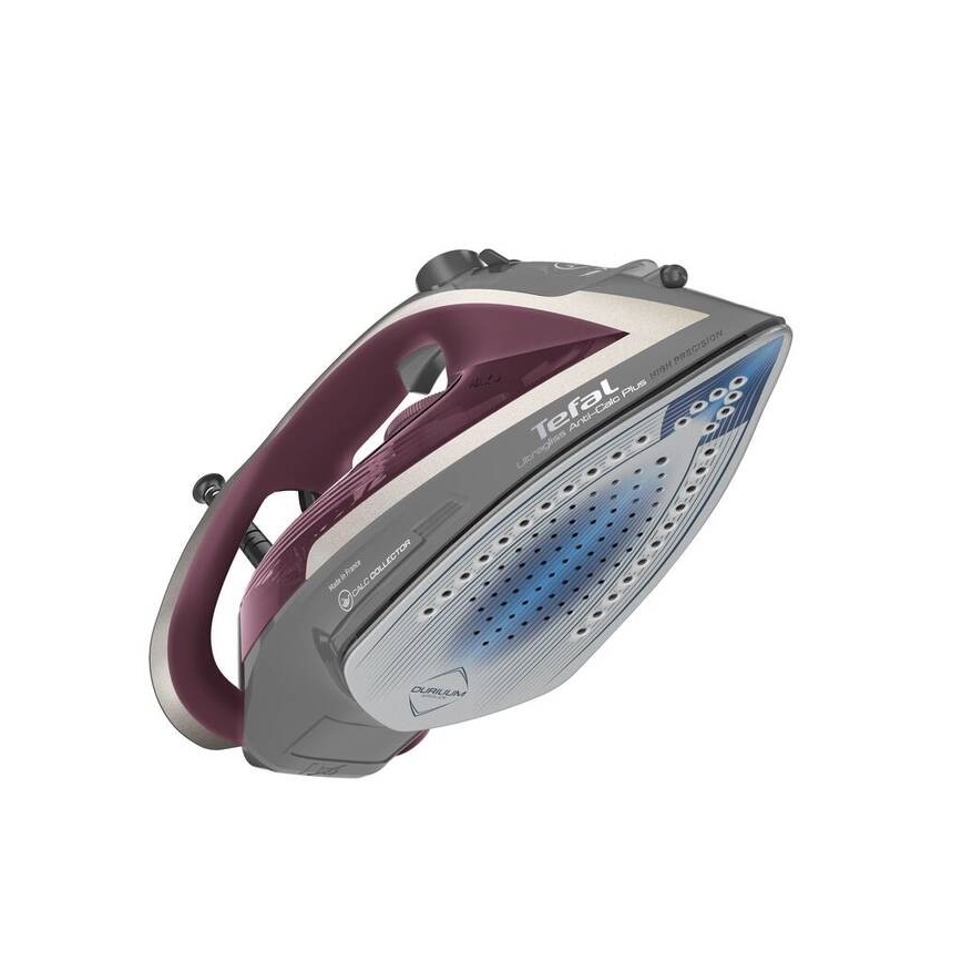 Tefal - Höyrysilitysrauta ULTRAGLISS PLUS 2800W/230V viininpunainen/harmaa