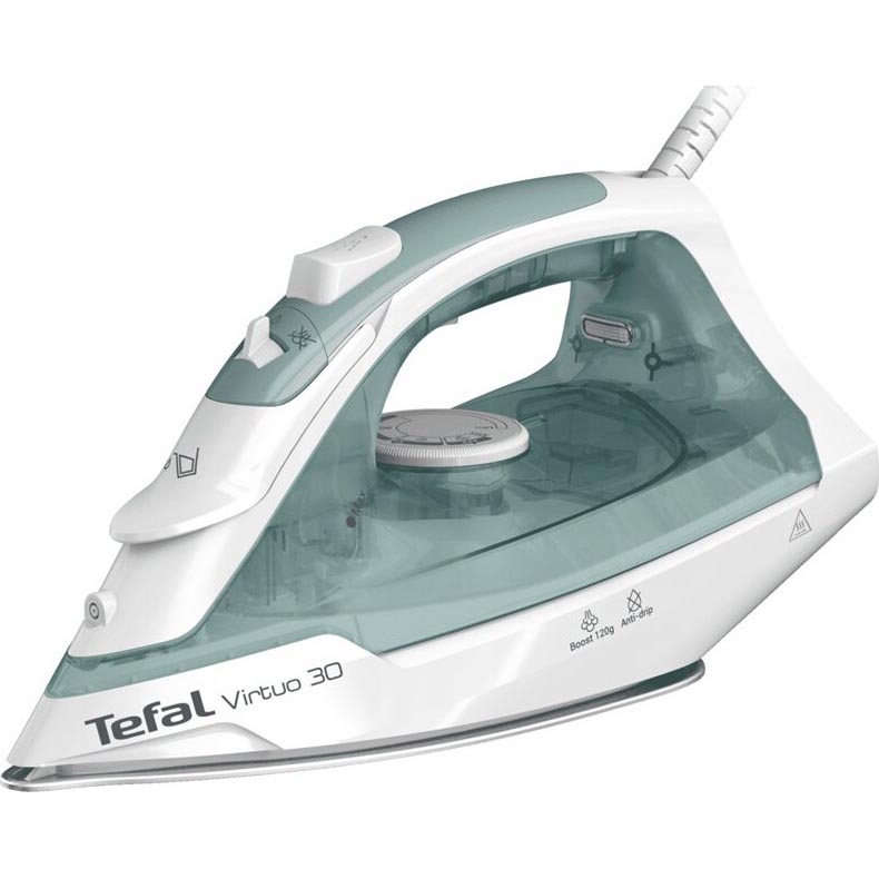 Tefal - Höyrysilitysrauta VIRTUO 2000W/230V vihreä