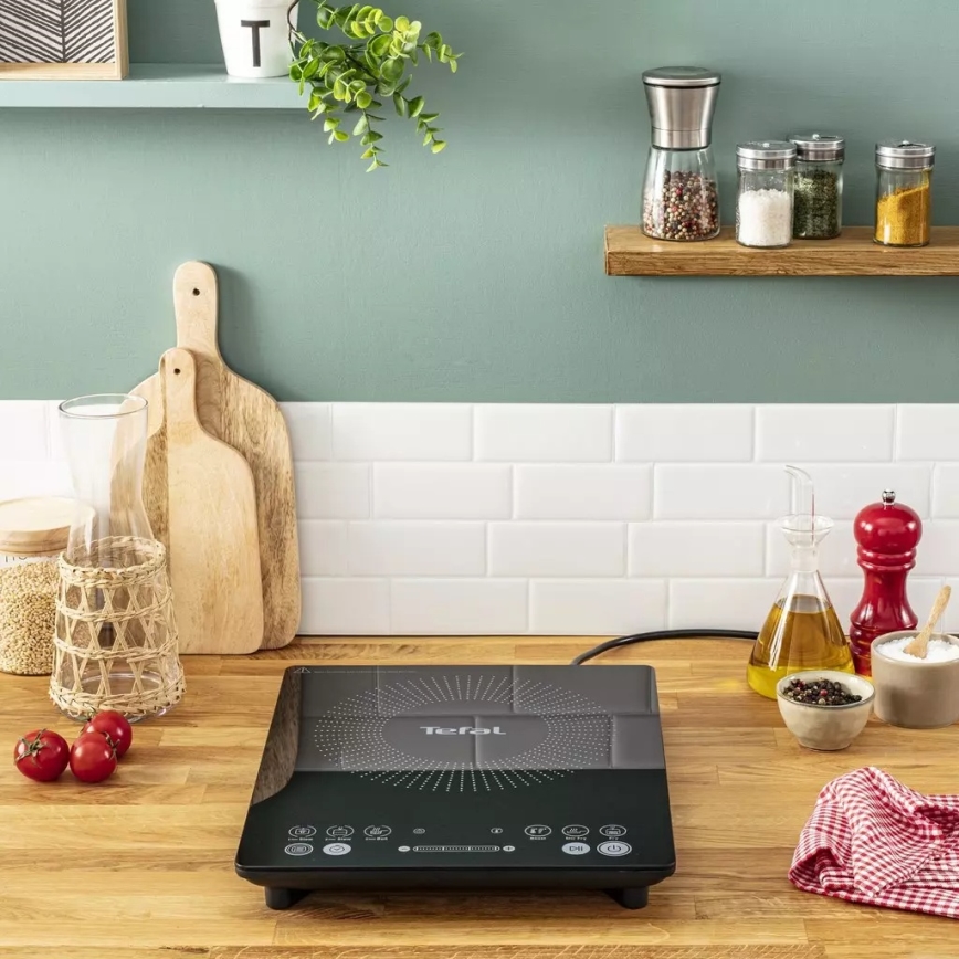 Tefal - Induktio liesi EVERYDAY SLIM 2100W/230V musta