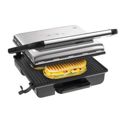 Tefal - Kontaktigrilli INICIO 2000W/230V musta/ruostumaton teräs
