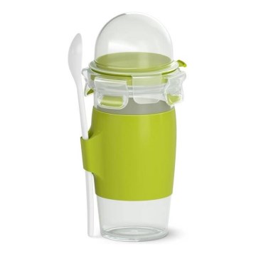 Tefal - Jugurttiastia lusikalla 0,45 l MASTER SEAL TO GO vihreä