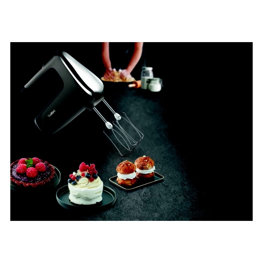 Tefal - Käsisekoitin POWERMIX SILENCE 600W/230V musta/harmaa