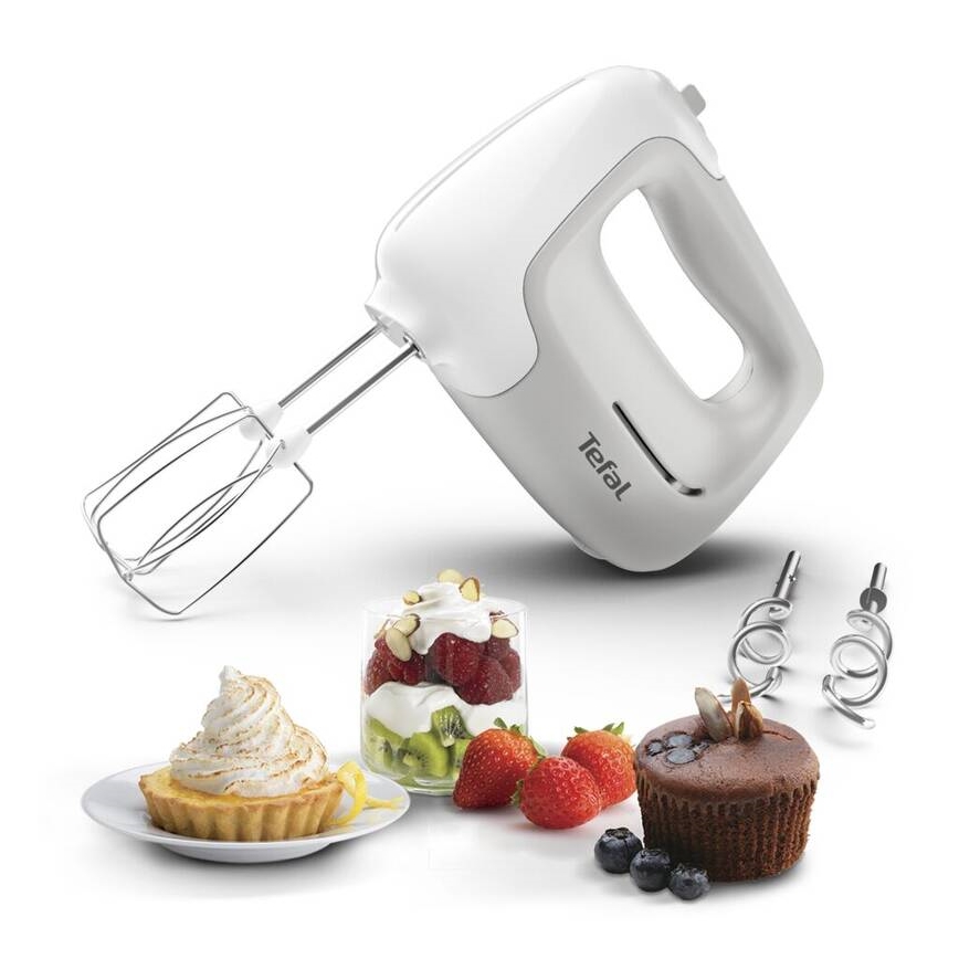 Tefal - Käsisekoitin PREP'MIX+ 450W/230V harmaa/valkoinen