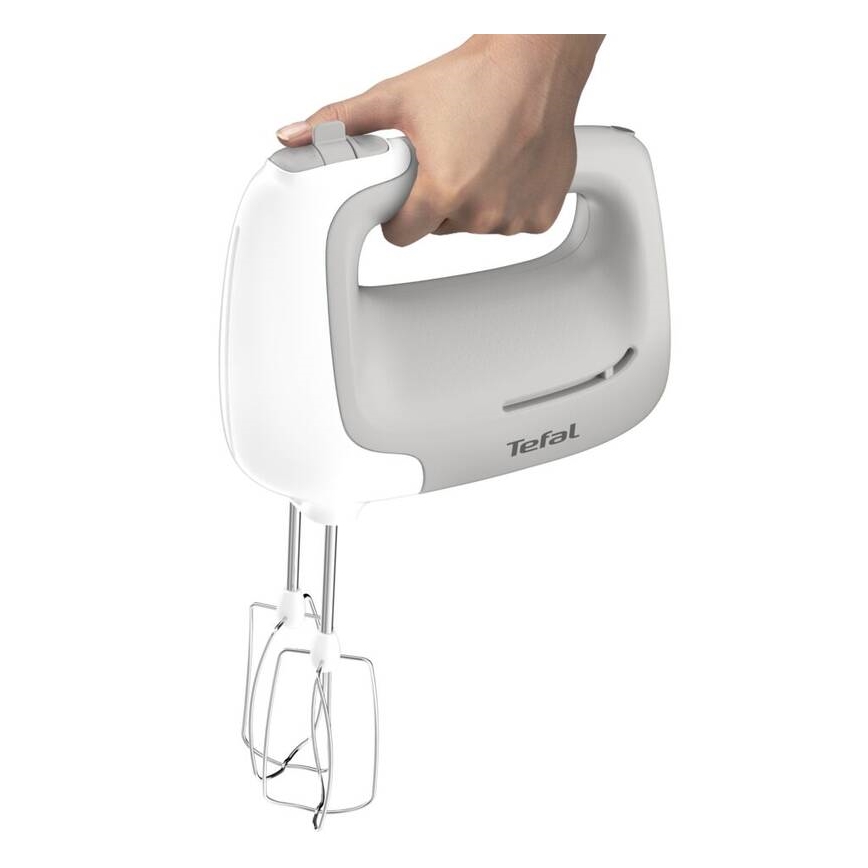 Tefal - Käsisekoitin PREP'MIX+ 450W/230V harmaa/valkoinen