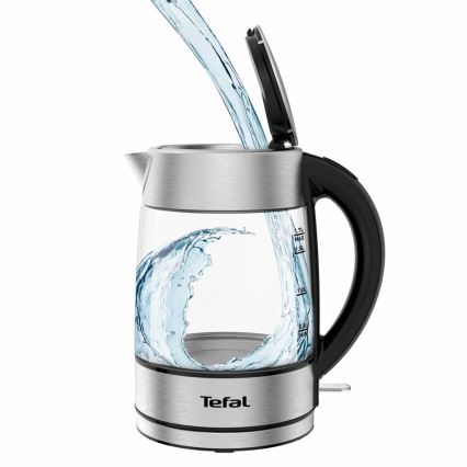 Tefal - Kattila GLASS 1,7 l  2200W/230V mattakromi