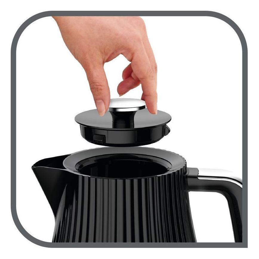 Tefal - Kattila LOFT 1,7 l 2400W/230V musta