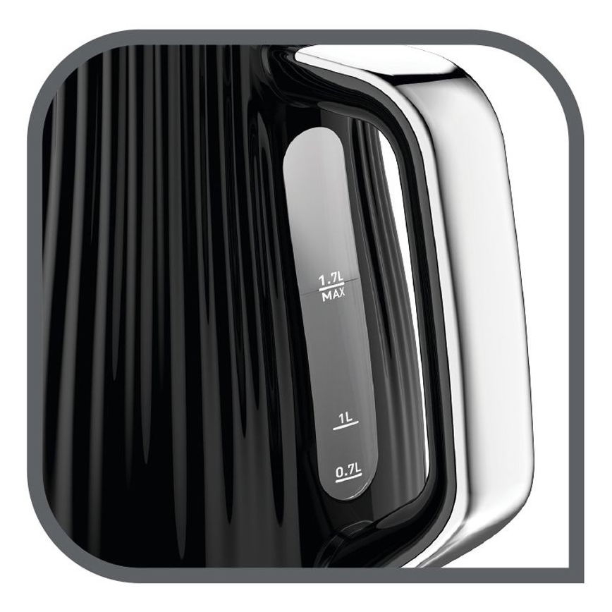 Tefal - Kattila LOFT 1,7 l 2400W/230V musta