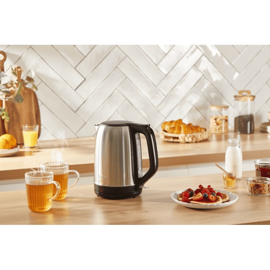 Tefal - Kattila SUBITO 1,7l 2400W/230V ruostumaton/musta
