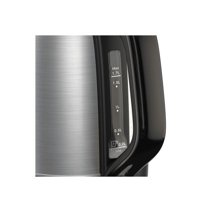 Tefal - Kattila SUBITO 1,7l 2400W/230V ruostumaton/musta