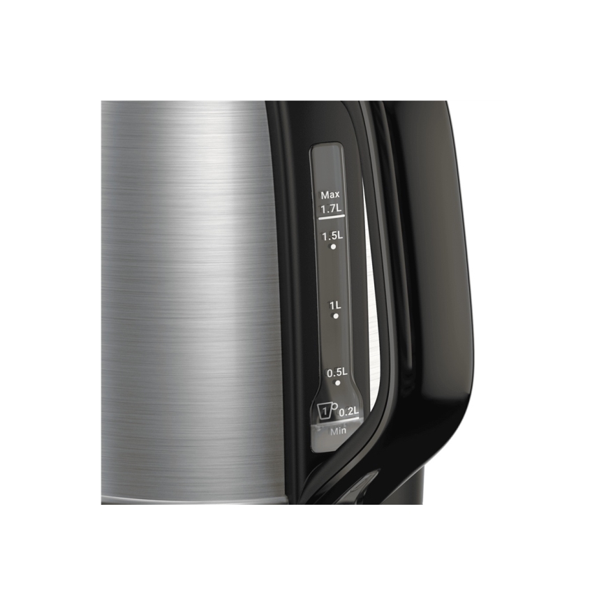 Tefal - Kattila SUBITO 1,7l 2400W/230V ruostumaton/musta