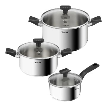 Tefal - Kattilasetti 6 kpl DELICIOUS ruostumaton