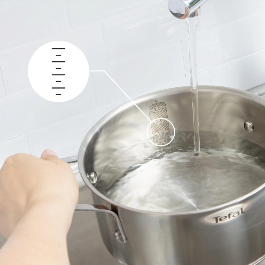Tefal - Kattilasetti 6 kpl DELICIOUS ruostumaton